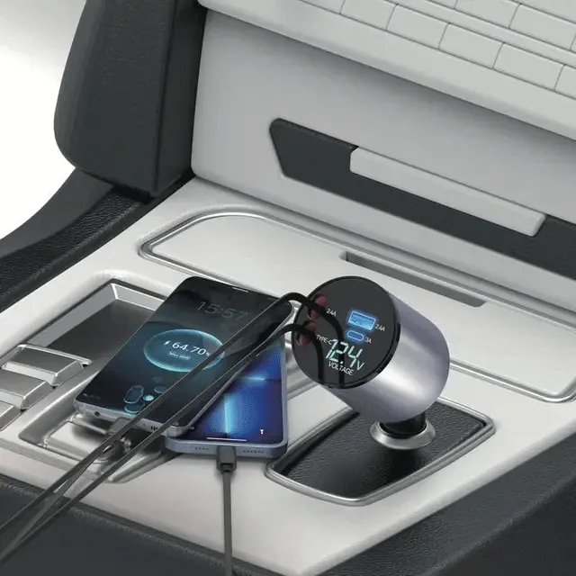 شارژر فندکی ۴ کاره گرین لاین 