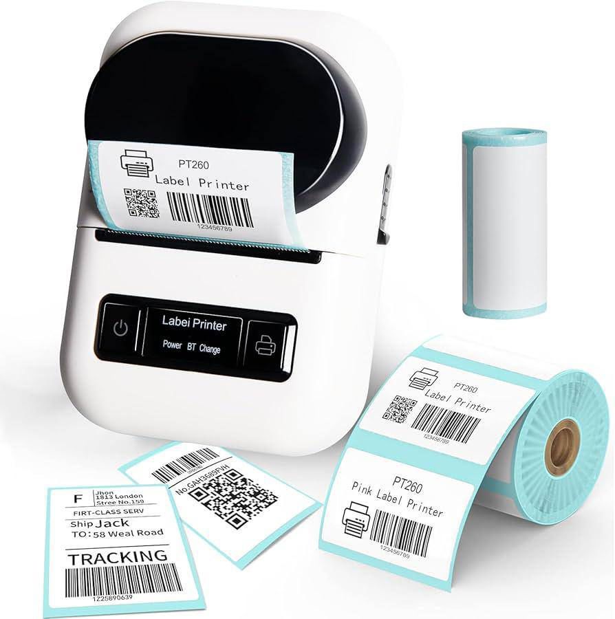 پرینتر حرارتی و لیبل زن pt-260 (تهران ارسال فوری) 